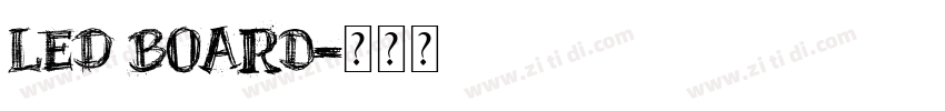 LED Board字体转换